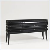 Aquarius Zodiac Console in Black Gloss Lacquer
