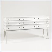 Aquarius Zodiac Console in White Gloss Lacquer