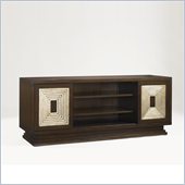 Aquarius Pulsar Media Console in Dark Walnut Finish
