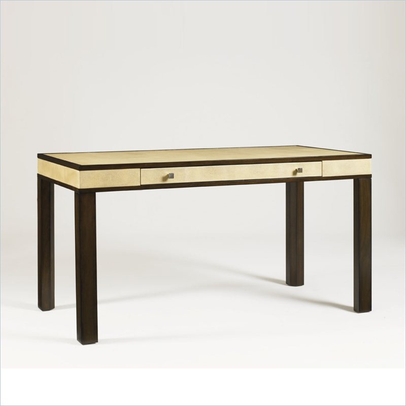 Aquarius Messina Desk in Ivory Shagreen Top