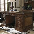 ADD TO YOUR SET: Sligh Breckenridge Broadmoor Pedestal Desk in Briarwood