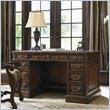 ADD TO YOUR SET: Sligh Breckenridge Highlands Pedestal Desk in Briarwood
