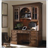 Sligh Breckenridge Woodland Credenza and Hutch Set in Briarwood