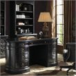 ADD TO YOUR SET: Sligh Breckenridge Telluride Kidney Desk in Weathered Black