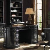 Sligh Breckenridge Telluride Kidney Desk in Weathered Black