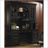 Sligh Breckenridge Woodland Credenza and Hutch Set in Weathered Black