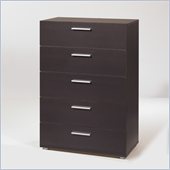 Tvilum Austin 5 Drawer Chest in Coffee