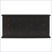 Tvilum Sonoma 8 Drawer Double Dresser in Coffee