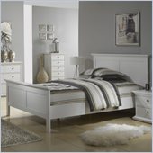 Tvilum Sonoma Panel Platform Bed in White