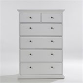 Tvilum Sonoma 6 Drawer Chest in White