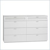 Tvilum Seattle 8 Drawer Double Dresser in White