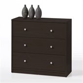 Tvilum Portland 3 Drawer Chest in Coffee