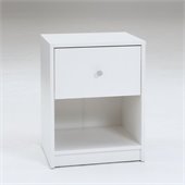 Tvilum Portland 1 Drawer Nightstand in White