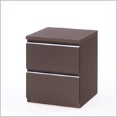 Tvilum Tucson 2 Drawer Nightstand in Coffee