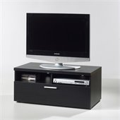 Tvilum Hayward 37 TV Stand in Black Woodgrain