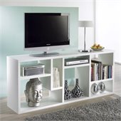 Tvilum Stewart Bookcase TV Stand in White