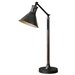 Uttermost Arcada Desk Lamp in Oxidized Bronze with Aged Black