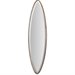 Uttermost Hand Forged Metal Oval Mirror in Antiqued Gold