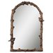 Uttermost Paza Arch Mirror in Distressed Antique Gold