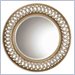 Uttermost Entwined Mirror in Antique Silver and Gold