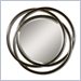Uttermost Odalis Entwined Circles Mirror in Matte Black