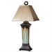 Uttermost Olinda Porcelain Table Lamp in Green and Metallic Brown