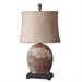Uttermost Yunu Distressed Table Lamp in Rusty Brown