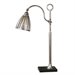 Uttermost Manchester Metal Accent Lamp in Rust Silver