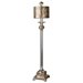 Uttermost Mother of Pearl Accents Metal Buffet Lamp in Silver