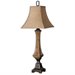 Uttermost Porano Distressed Porcelain Buffet Lamp in Mossy Green