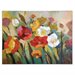 Uttermost Spring Has Sprung Hand Painted Floral Canvas Art