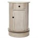 Safavieh Toby Wood Oval Cabinet in Grey
