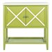 Safavieh Polly Poplar Wood Sideboard in Green and White