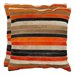 Safavieh Quinn 18-inch Decorative Pillows Orange and Tan (Set of 2)