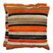 Safavieh Quinn 22-inch Decorative Pillows in Orange and Tan (Set of 2)