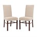 Safavieh Classical Ava Linen  Dining Chair in Beige (Set of 2)