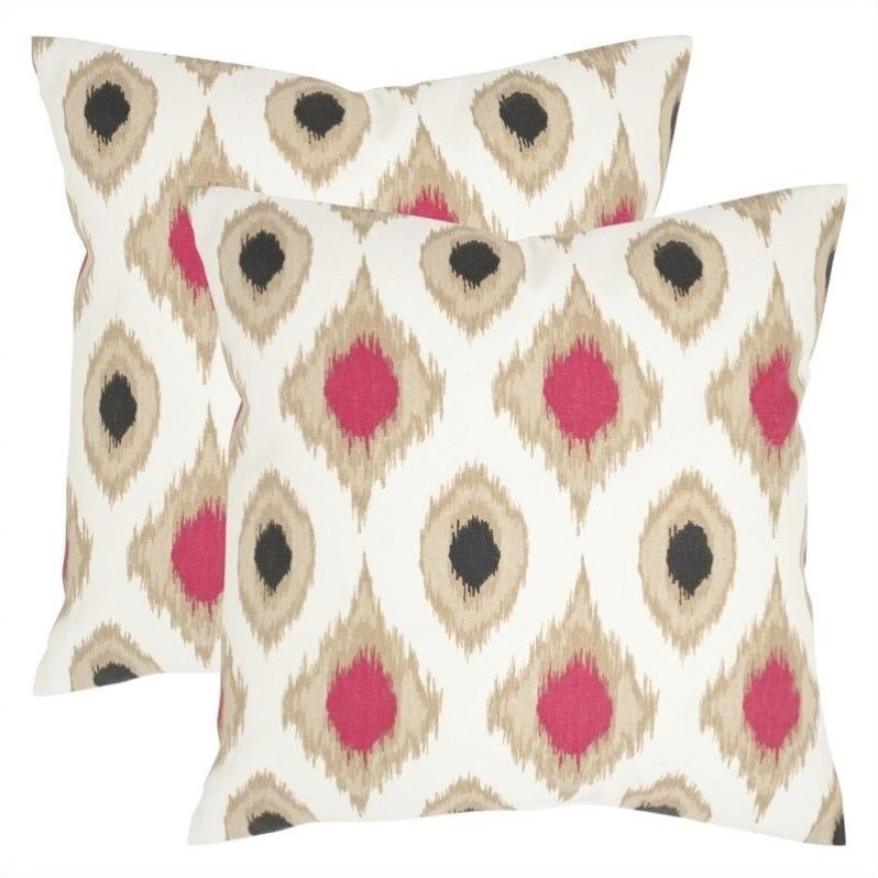 Safavieh Miranda 18 Decorative Pillows in Taupe (Set of 2)