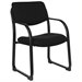 Flash Furniture Executive Side Guest Chair in Black with Sled Base