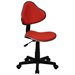 Flash Furniture Modern Ergonomic Task Office Chair in Red