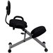 Flash Furniture Ergonomic Kneeling Office Chair in Black Fabric