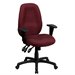 Flash Furniture Multi-Functional Ergonomic Task Office Chair in Burgundy