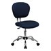 Flash Furniture Mid-Back Mesh Task Office Chair in Navy