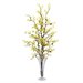 Nearly Natural Forsythia with Vase Silk Flower Arrangement in Yellow