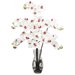 Nearly Natural Phalaenopsis with Vase Silk Flower Arrangement in White