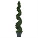 Nearly Natural 4' Cedar Spiral Silk Tree in Green