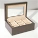 Proman Products Bellissimo Palermo Watch and Cufflinks Box in Walnut