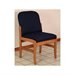 Dakota Wave Prairie Standard Leg Guest Chair in Medium Oak