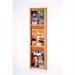 Wooden Mallet 3 Magazine and 6 Brochure Wall Display in Light Oak