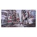 Renwil Evening in Times Square Frameless Canvas Wall Art