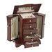 Mele and Co. Bette Jewelry Box in Mahogany